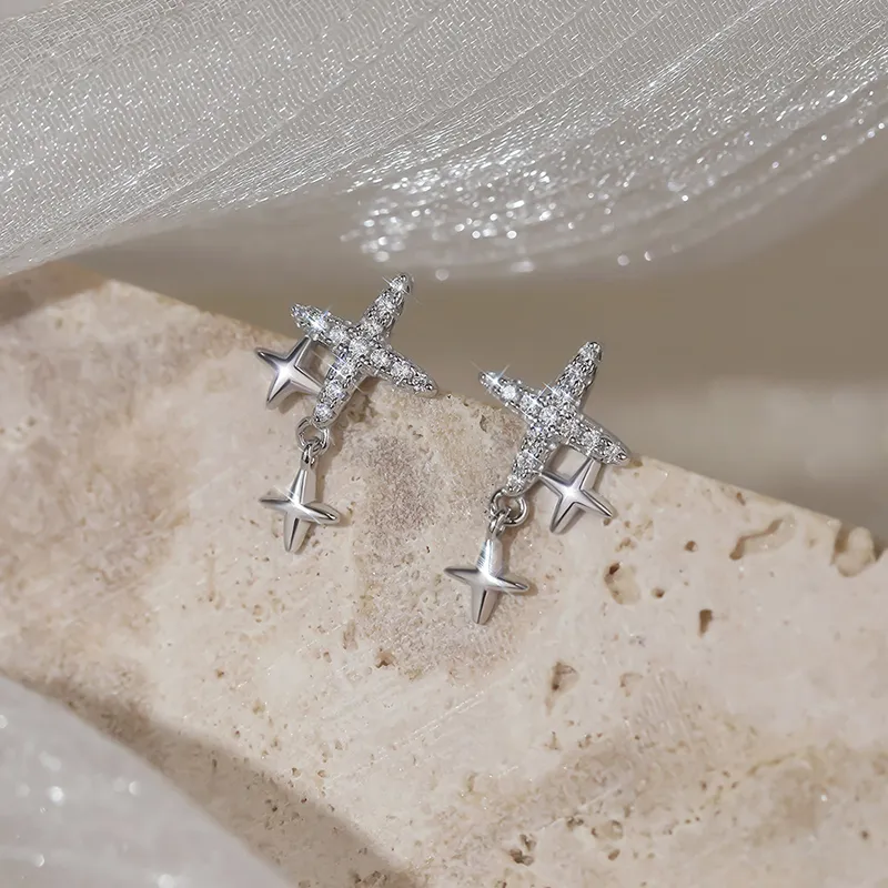Good Quality S999 Fine Silver Stud Earrings Unisex-4