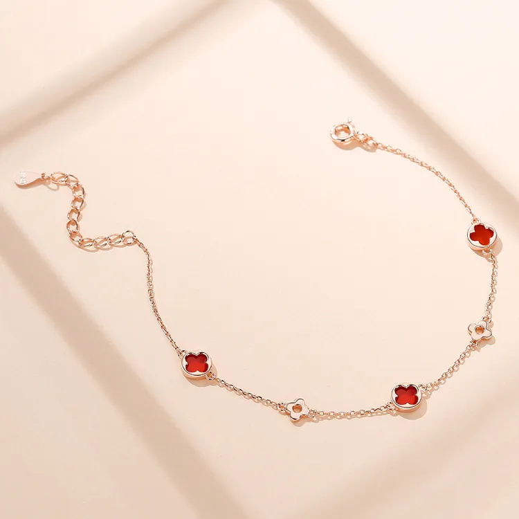 Good Quality S925 Silver Bracelets Women's-3