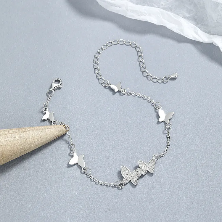 Good Quality S925 Silver Bracelets Women's-2