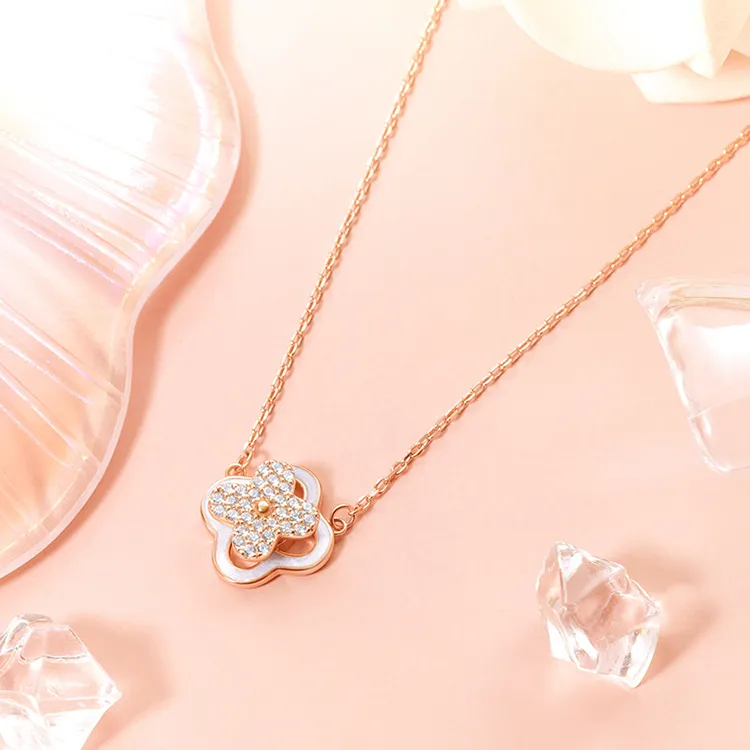 Good Quality S925 Silver Necklaces Women's-2
