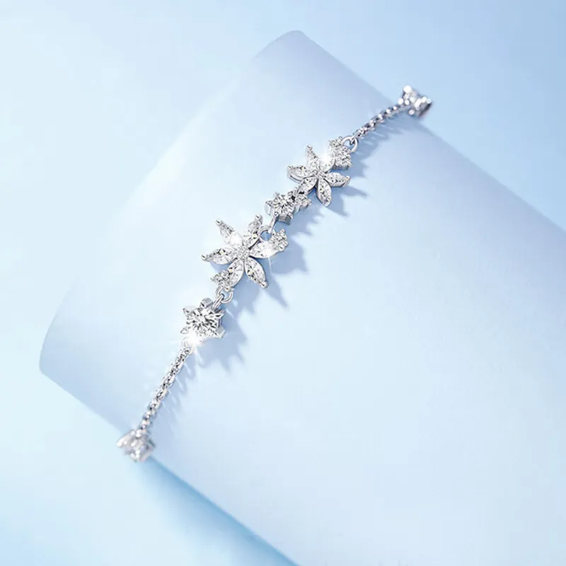 Good Quality S925 Silver Bracelets Women's-1
