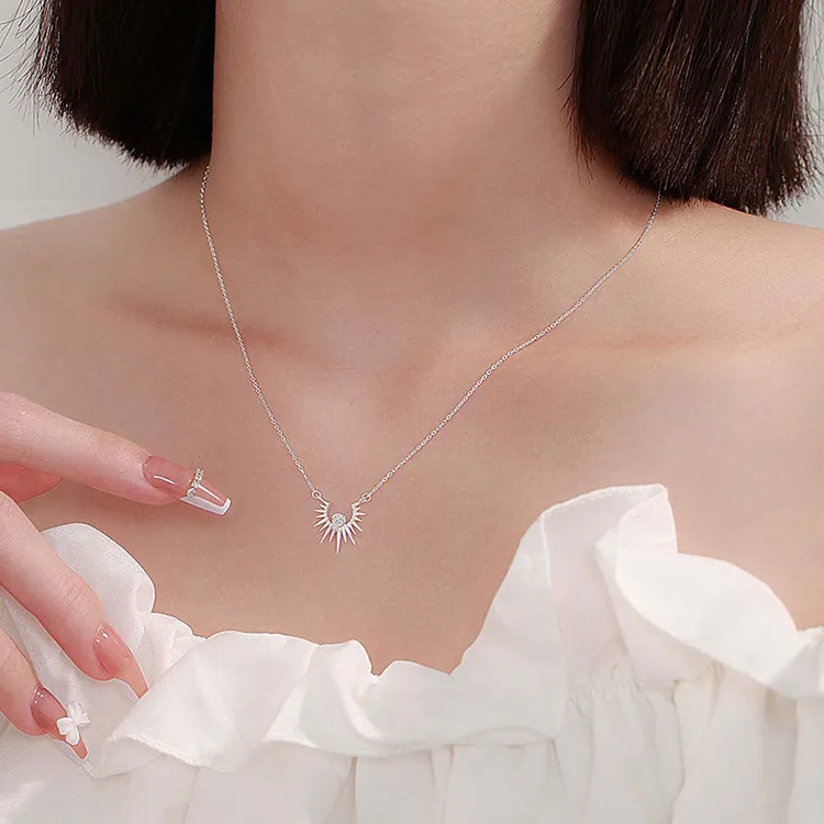 Good Quality S999 Fine Silver Necklaces Women's-3