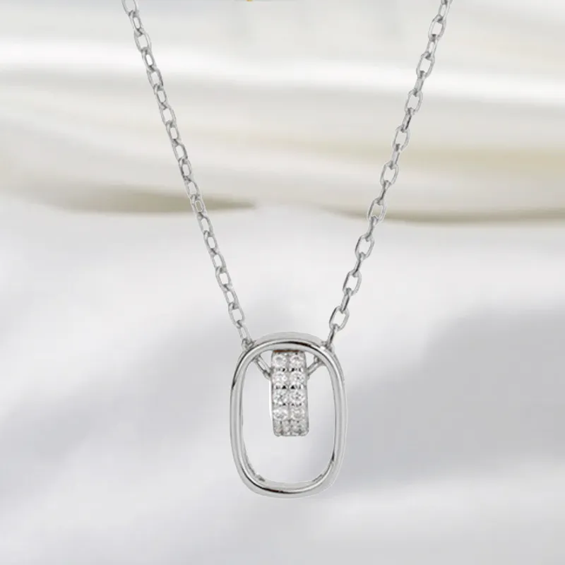 Good Quality S925 Silver Necklaces Women's-2