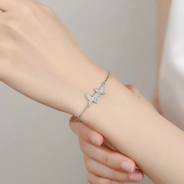 Good Quality S925 Silver Bracelets Women's-1