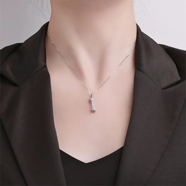 Good Quality S925 Silver Necklaces Women's-3