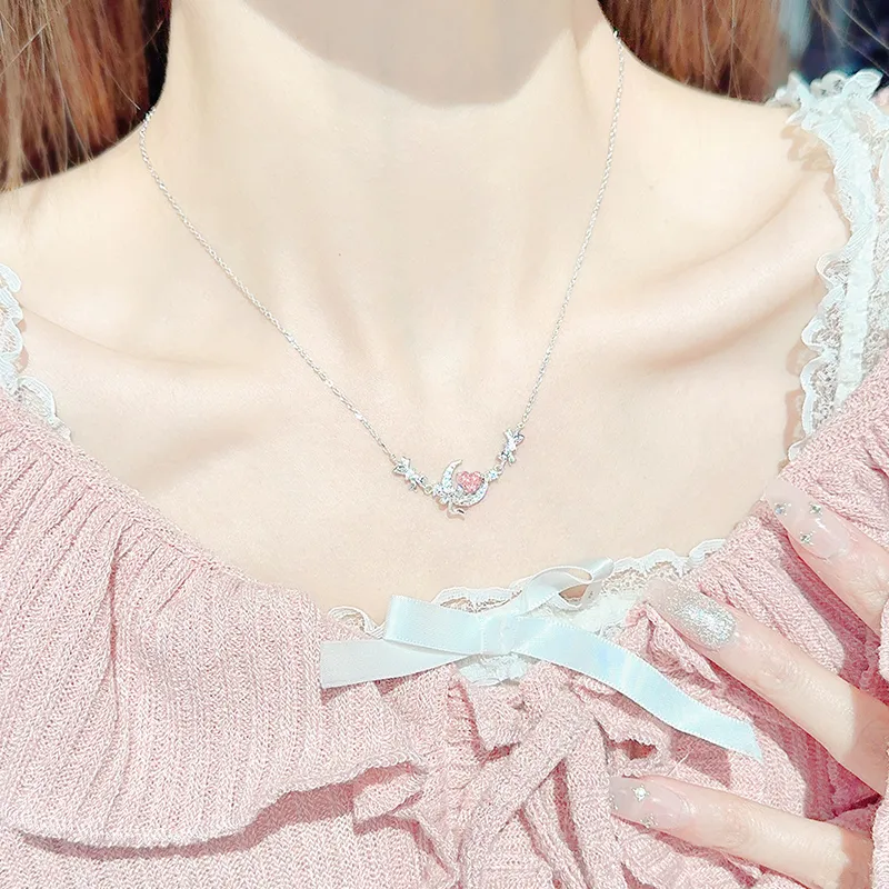 Good Quality S925 Silver Necklaces Women's-4