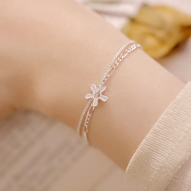 Good Quality S925 Silver Bracelets Women's-4