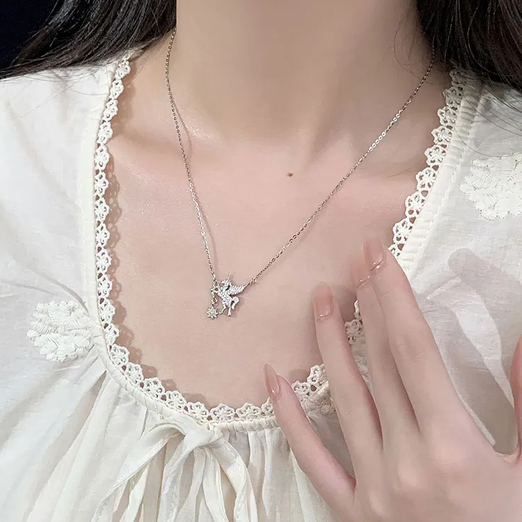 Good Quality S925 Silver Necklaces Women's-2