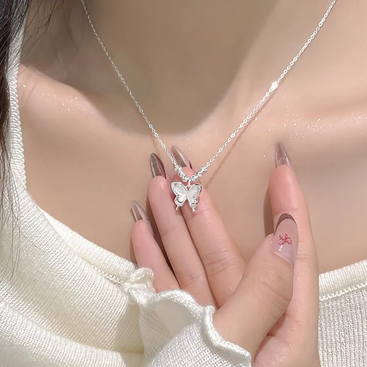 Good Quality S925 Silver Necklaces Women's-2