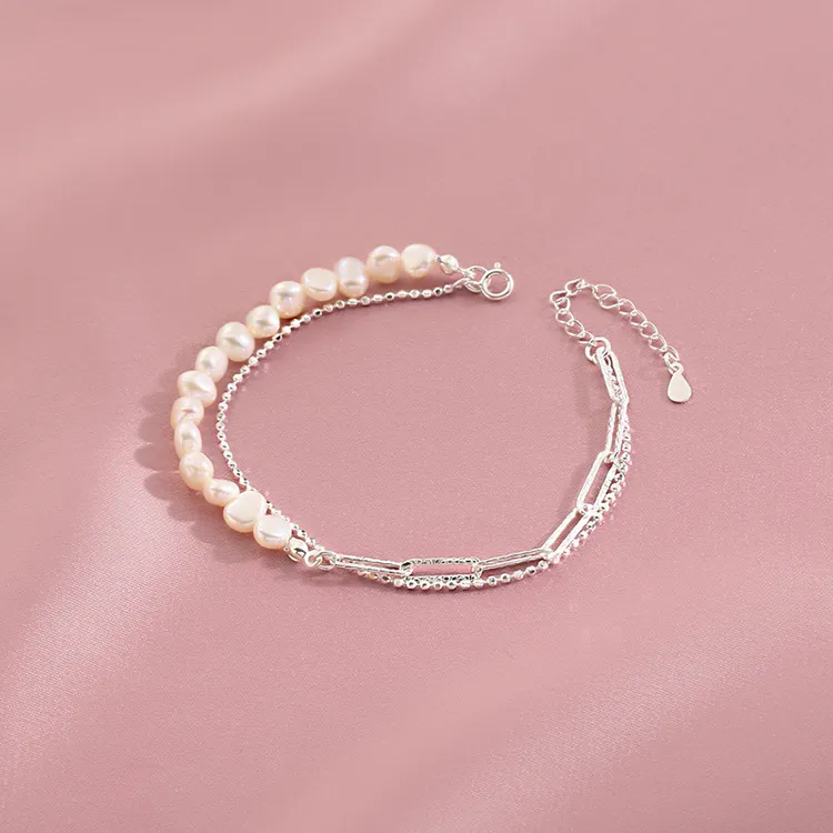 Good Quality S925 Silver Bracelets Women's Silver-3
