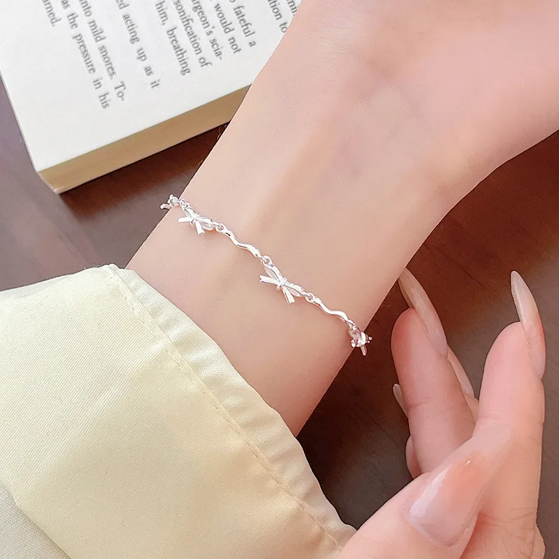 Good Quality S925 Silver Bracelets Women's-2