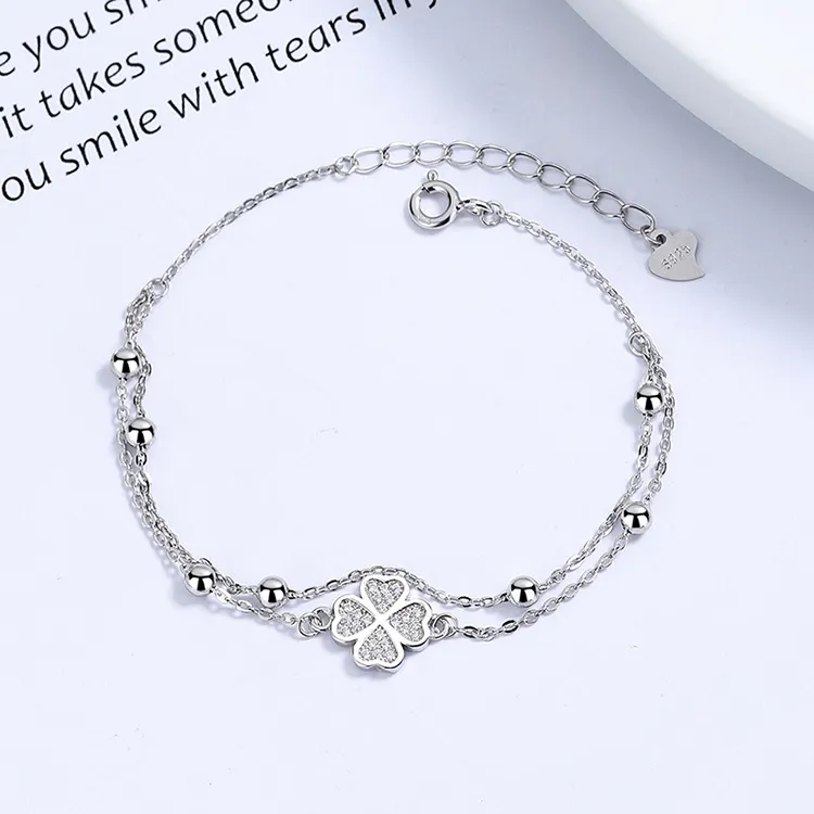 Good Quality S925 Silver Bracelets Women's-3