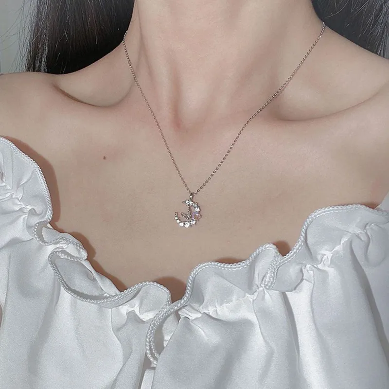 Good Quality S925 Silver Necklaces Women's-3