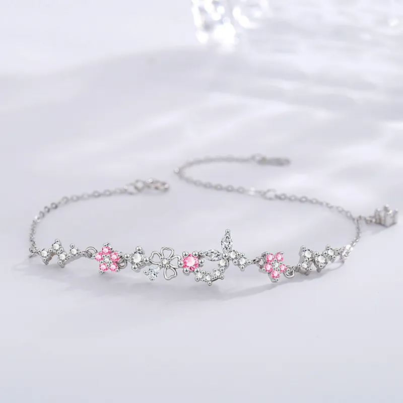 Good Quality S925 Silver Bracelets Women's-2