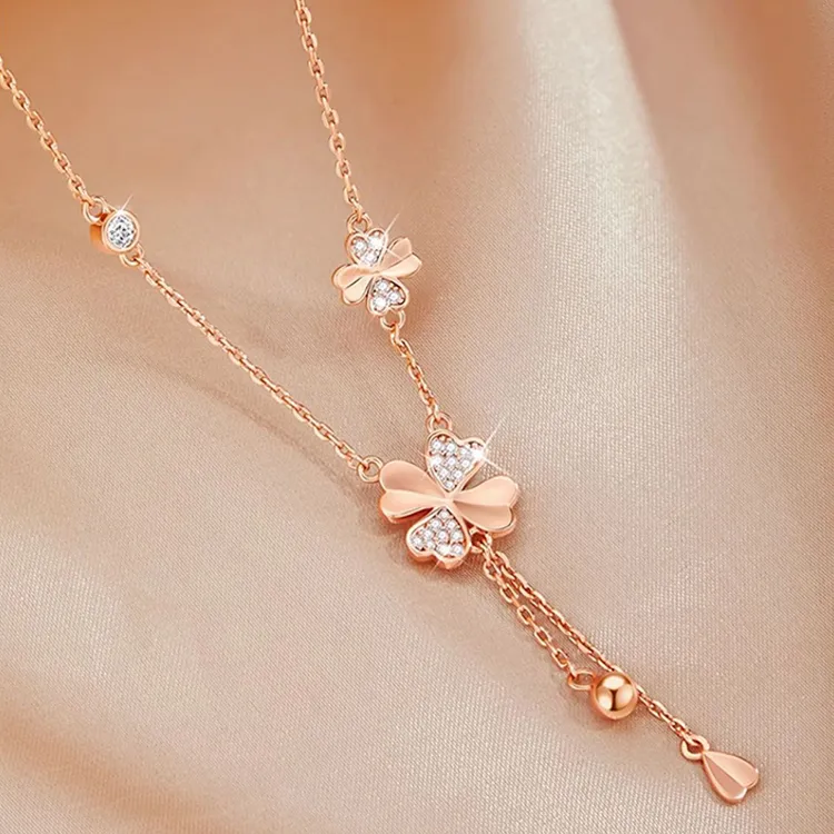 Good Quality S999 Fine Silver Necklaces Women's-2