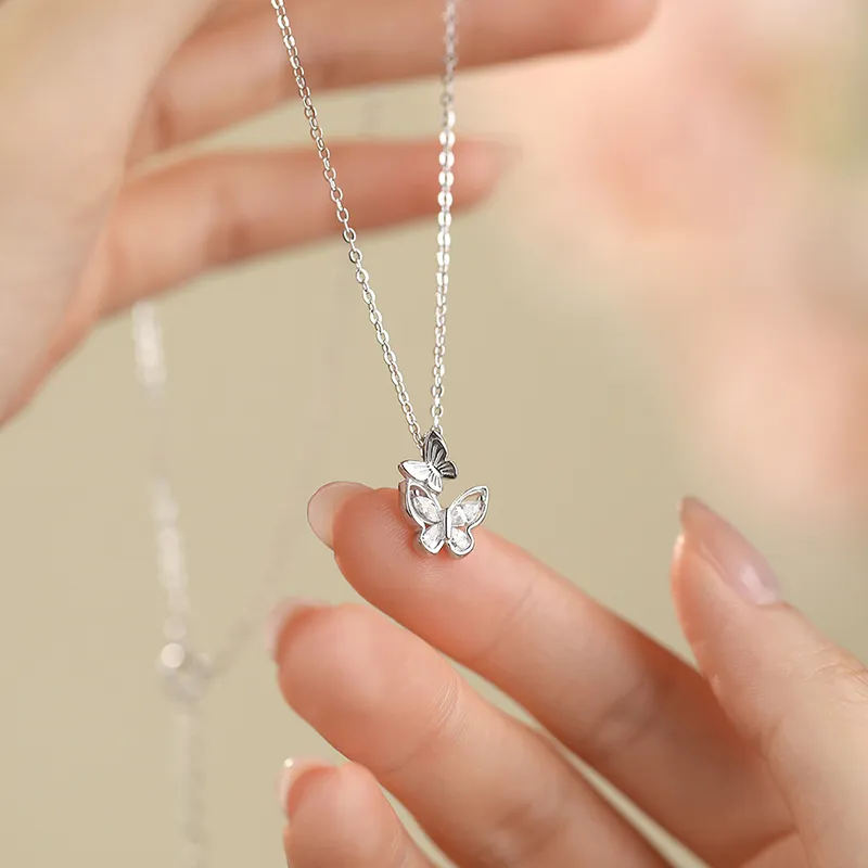 Good Quality S999 Fine Silver Necklaces Women's-3