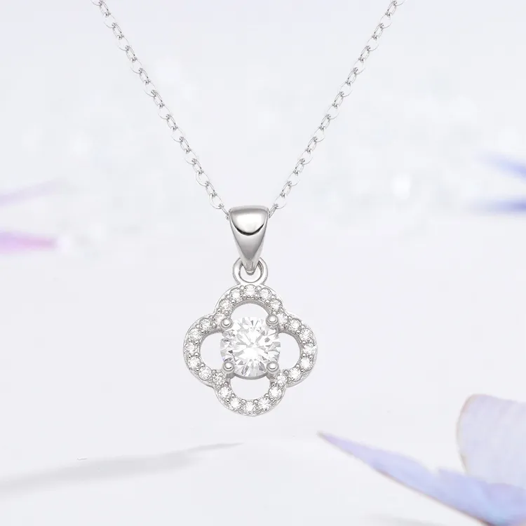 Good Quality S925 Silver Necklaces Women's-3