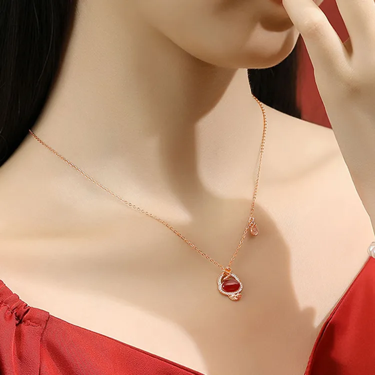 Good Quality S925 Silver Necklaces Women's-1