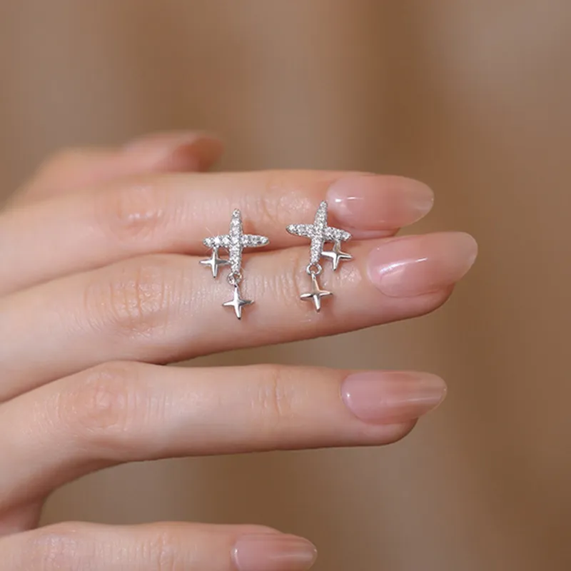 Good Quality S999 Fine Silver Stud Earrings Unisex-1