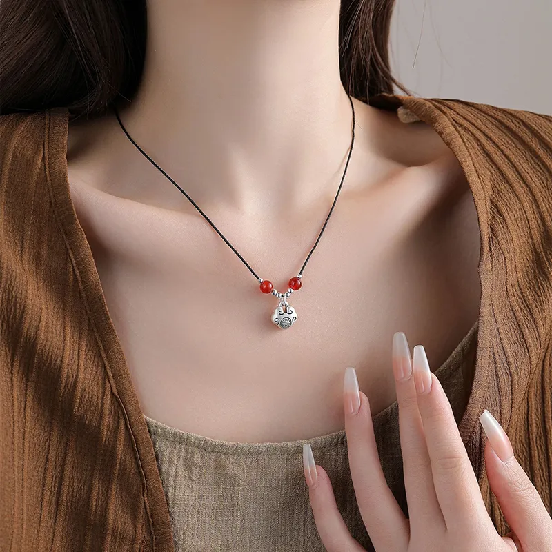 Good Quality S999 Fine Silver Necklaces Women's-2
