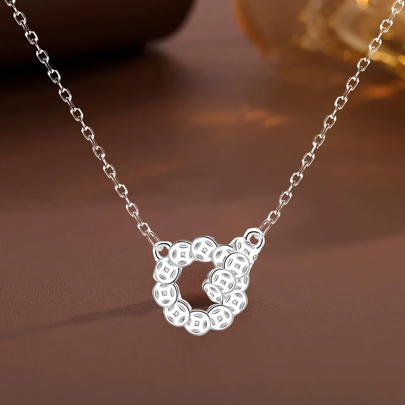 Good Quality S999 Fine Silver Necklaces Women's-4