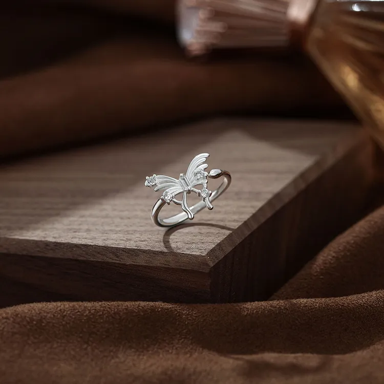 Good Quality S999 Fine Silver Rings Women's-3