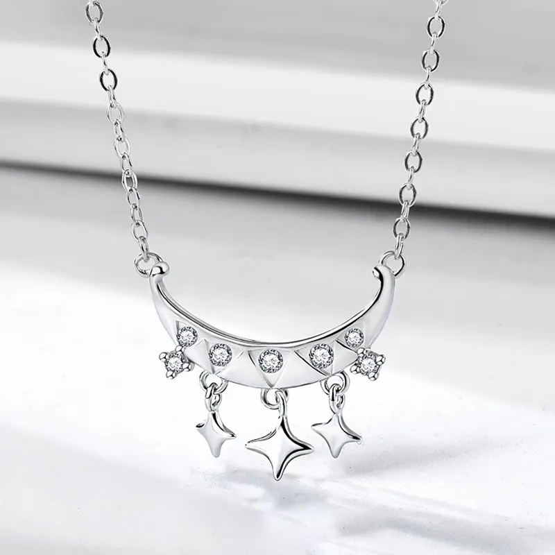 Good Quality S25 Silver Necklaces Women's-1