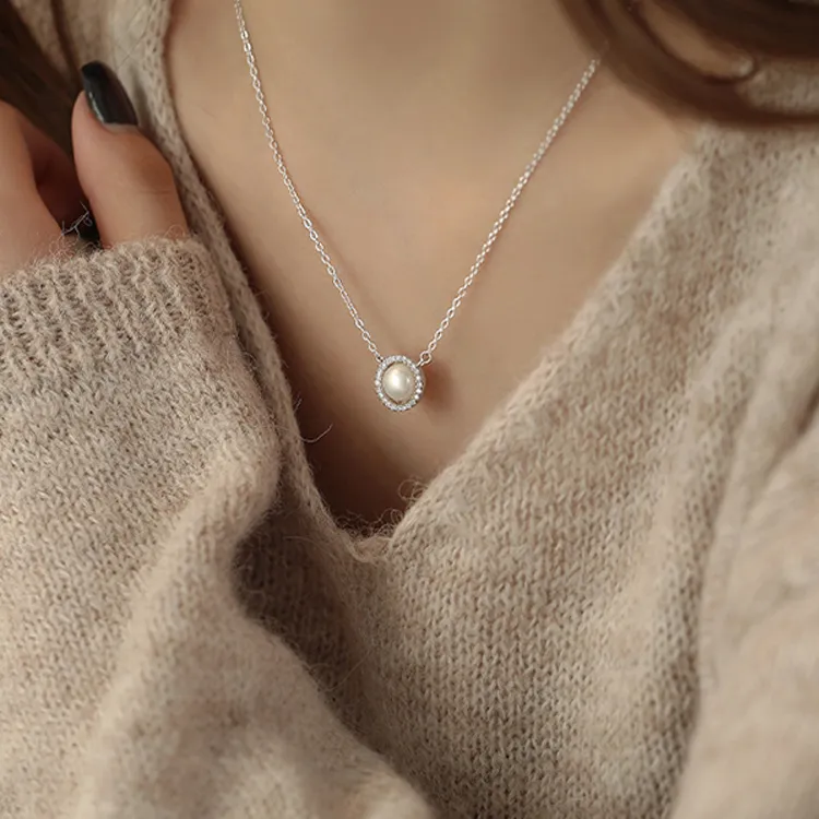 Good Quality S925 Silver Necklaces Women's-2