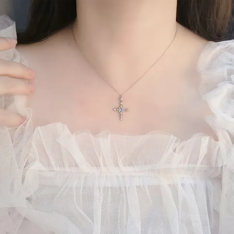Good Quality S25 Silver Necklaces Women's-4