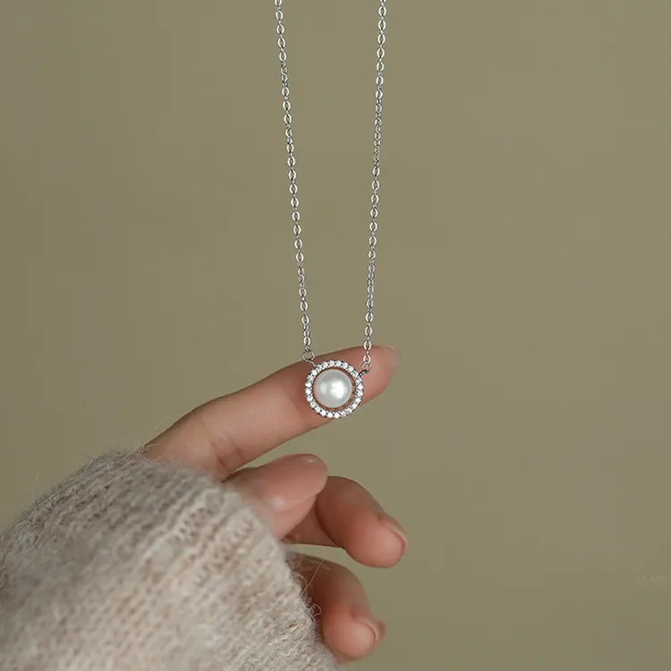 Good Quality S925 Silver Necklaces Women's-1