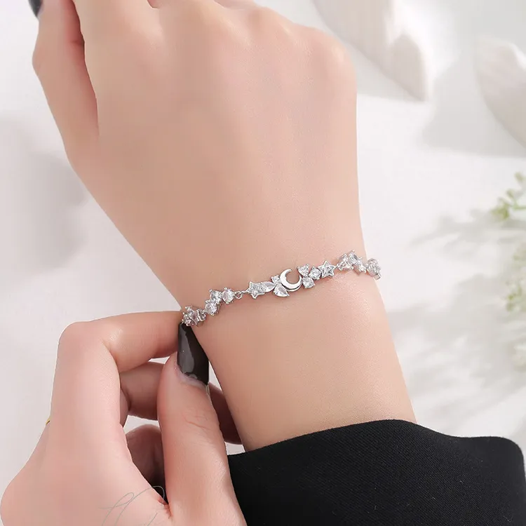 Good Quality S999 Fine Silver Bracelets Women's-2