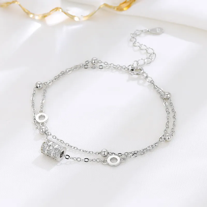 Good Quality S925 Silver Bracelets Women's-3