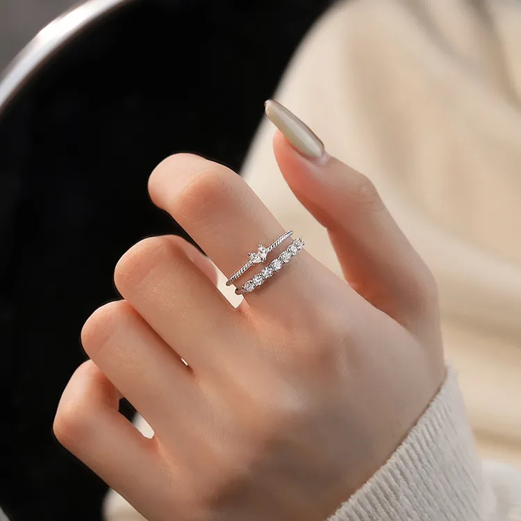 Good Quality S925 Silver Rings Women's-1