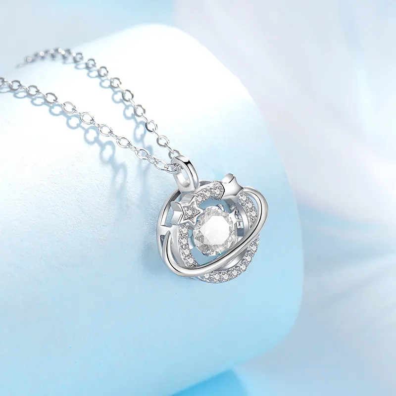 Good Quality S925 Silver Necklaces Women's-3