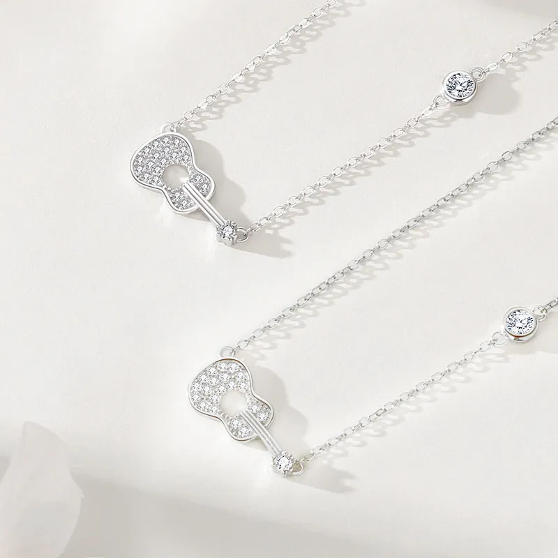 Good Quality S925 Silver Necklaces Women's-4