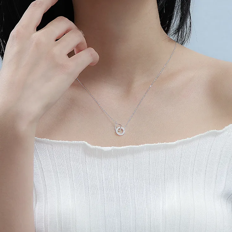 Good Quality S999 Fine Silver Necklaces Women's-1