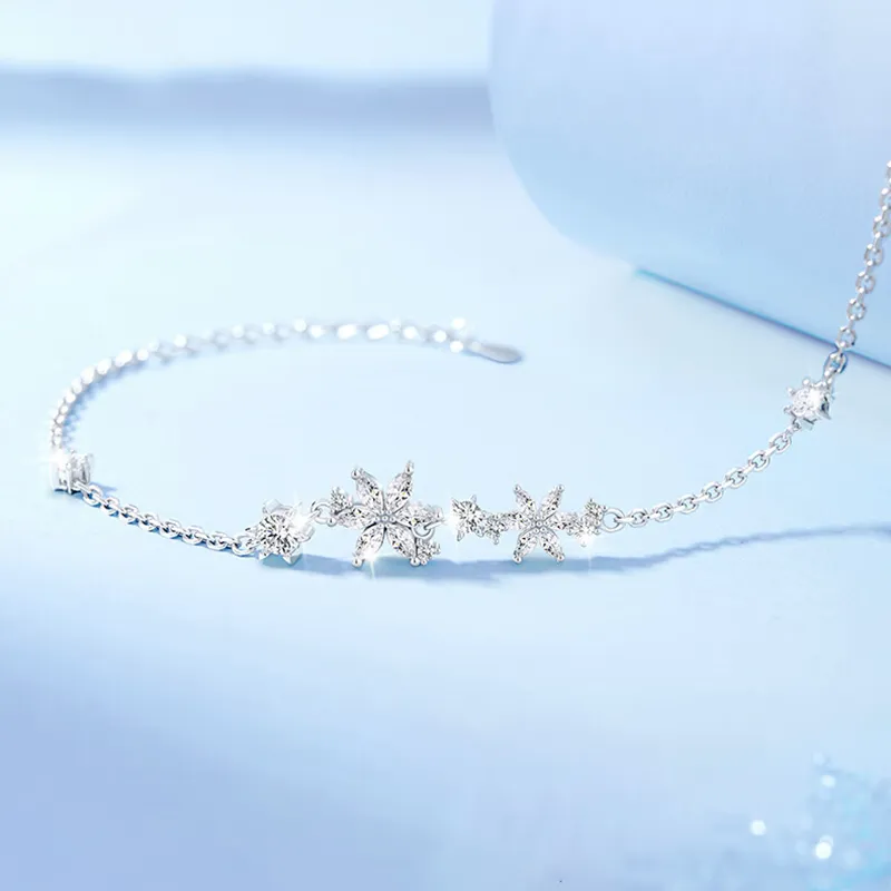 Good Quality S925 Silver Bracelets Women's-2