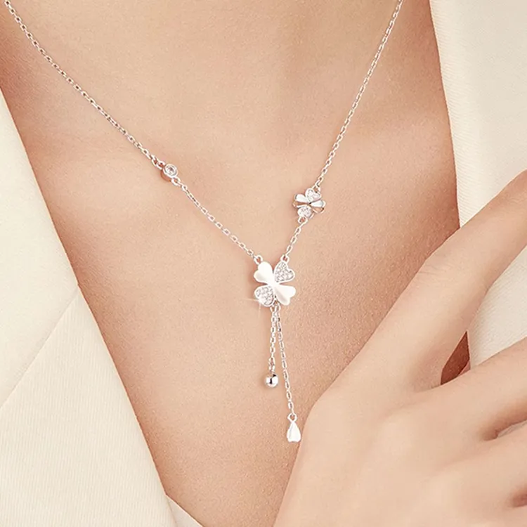Good Quality S999 Fine Silver Necklaces Women's-6