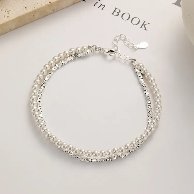 Good Quality S925 Silver Bracelets Women's-3