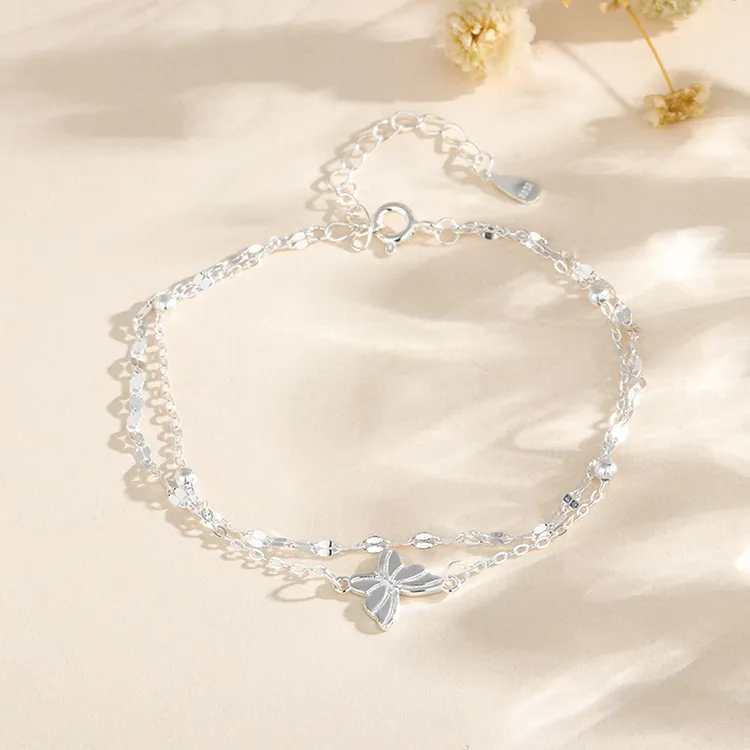 Good Quality S925 Silver Bracelets Women's-3