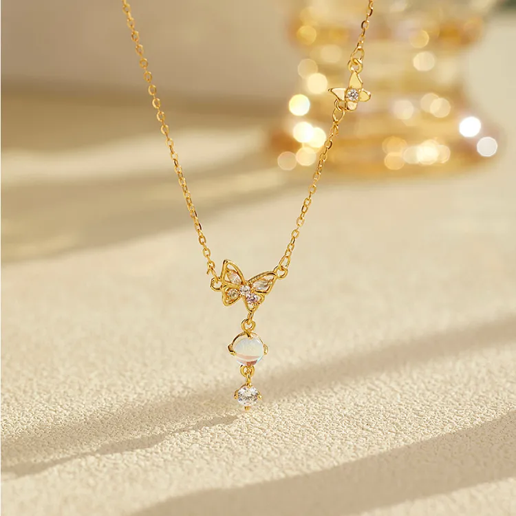 Good Quality S925 Silver Necklaces Women's-4