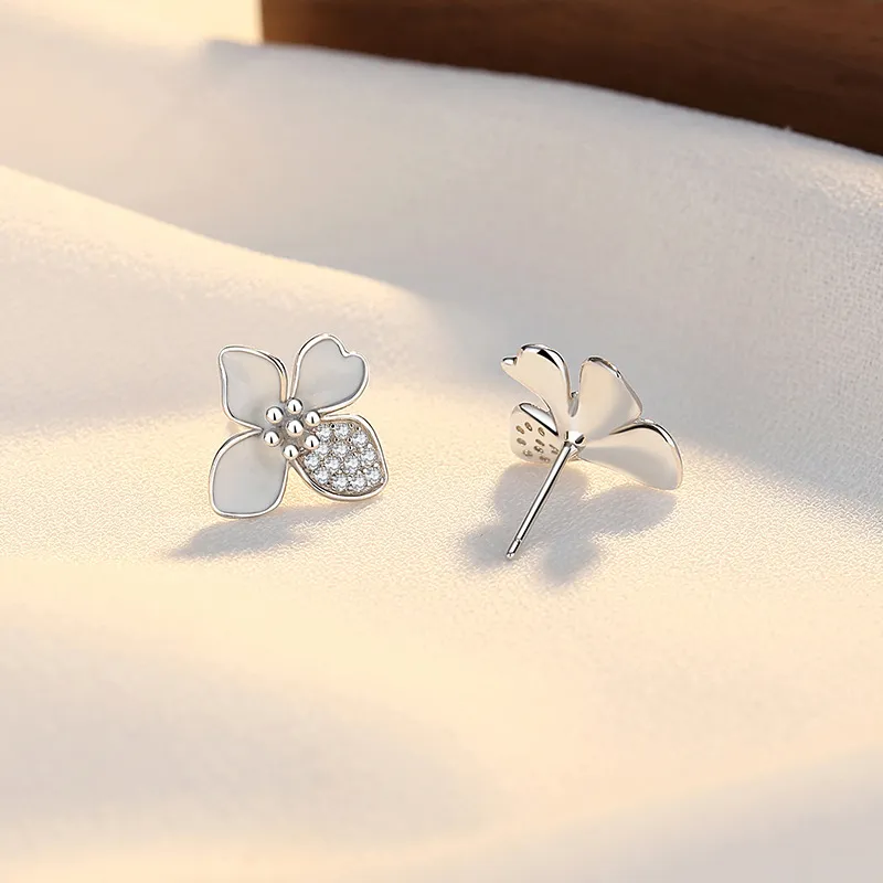 Good Quality S925 Silver Stud Earrings Women's-2