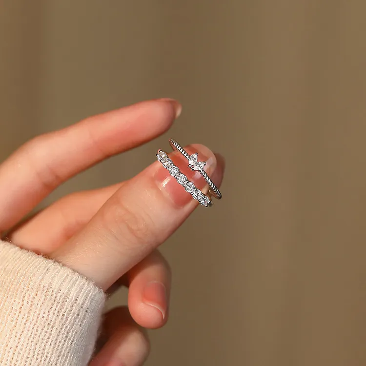 Good Quality S925 Silver Rings Women's-3