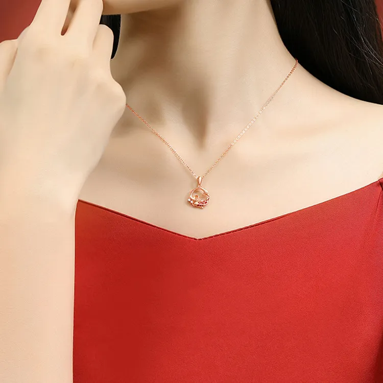 Good Quality S925 Silver Necklaces Women's-3