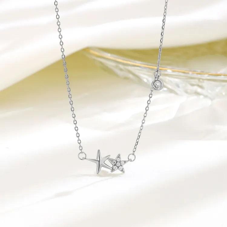 Good Quality S925 Silver Necklaces Women's-5