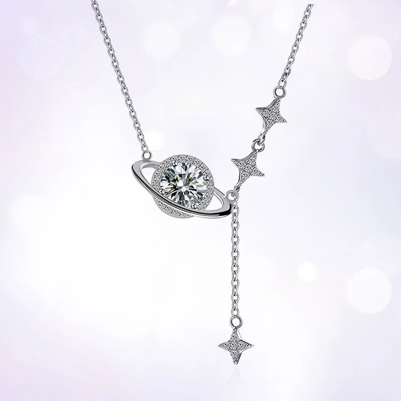 Good Quality S925 Silver Necklaces Women's-3