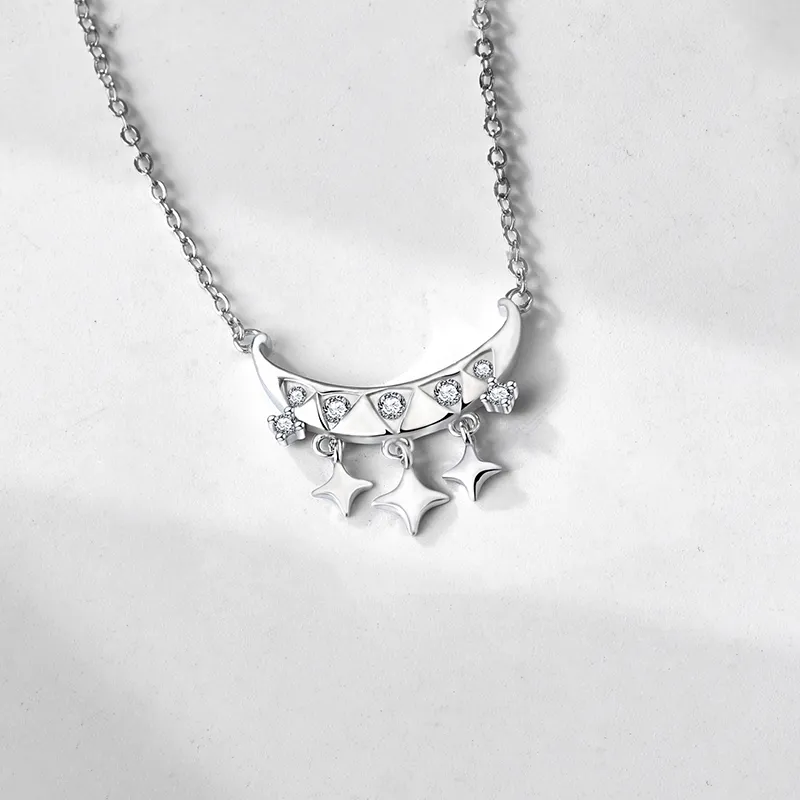 Good Quality S25 Silver Necklaces Women's-4
