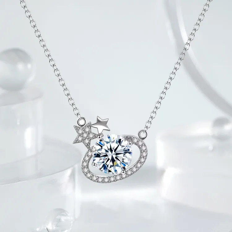 Good Quality S925 Silver Necklaces Women's-3