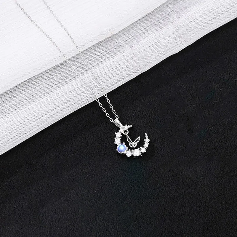 Good Quality S925 Silver Necklaces Women's-4