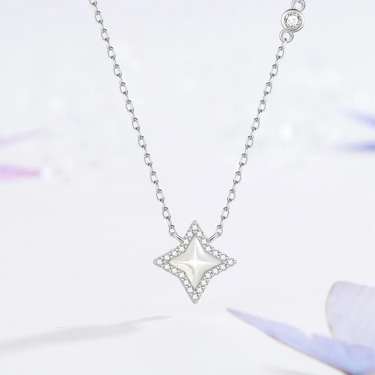 Good Quality S925 Silver Necklaces Women's-5